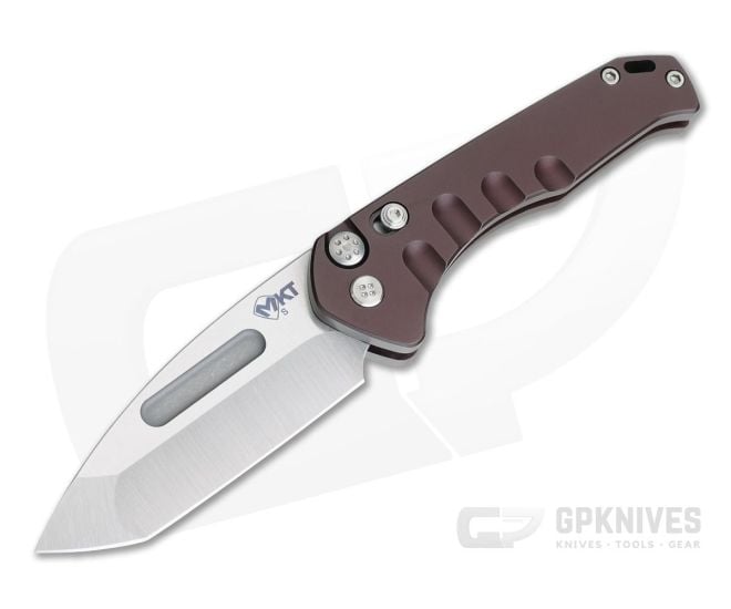Medford Knives Praetorian Swift Tanto Red Aluminum CPM S35VN Button Lock Automatic - MKT-022
