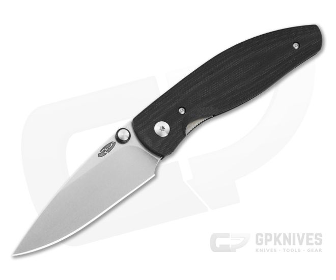 TRM Atom Jet Black 3D G10 MagnaCut Liner Lock Folding Knife (3.50" Blade) - TRM-022