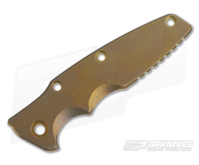 Hinderer Knives Bronze Titanium Handle Scale for Eklipse 3.5" Gen 1 - HK-0231