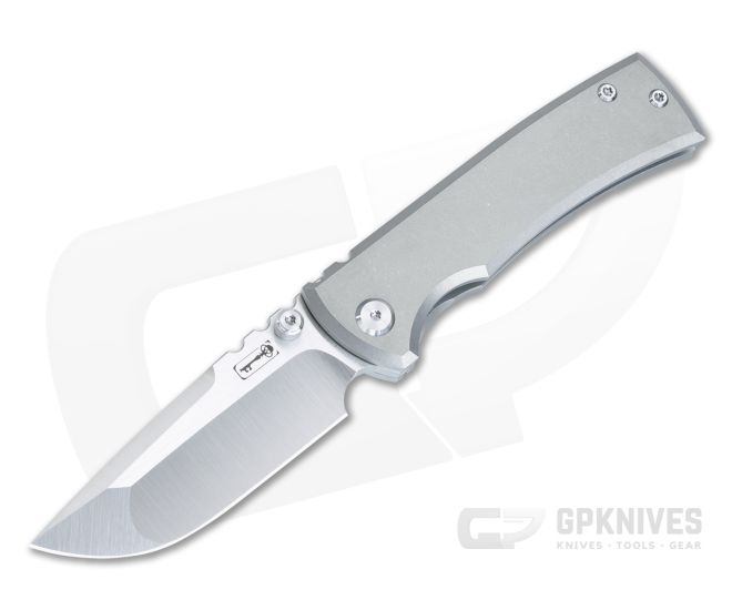 Chaves Redencion Street Drop Point M390 Full Titanium Folding Knife - CKT-023