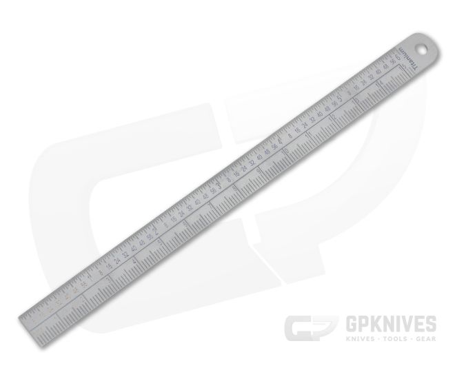 Maratac Precision Titanium Ruler 6" | 15cm with Decimal Chart - MAR-023