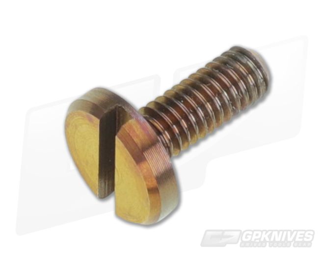 Hinderer Knives Titanium Pivot Screw Bronze Anodized for 3" XM-18 - HK-0245