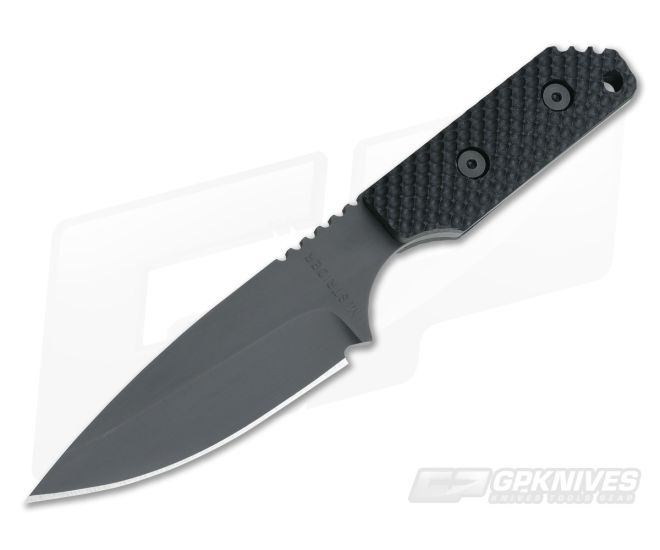 M Strider Knives SA-L-GG Black Gunner Grip Black PVD CPM-154 - MSK-024