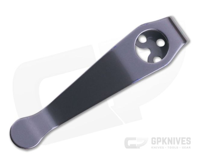 Lynch Northwest Titanium Deep Carry Pocket Clip Spyderco Short Purple Smoke - LNW-025