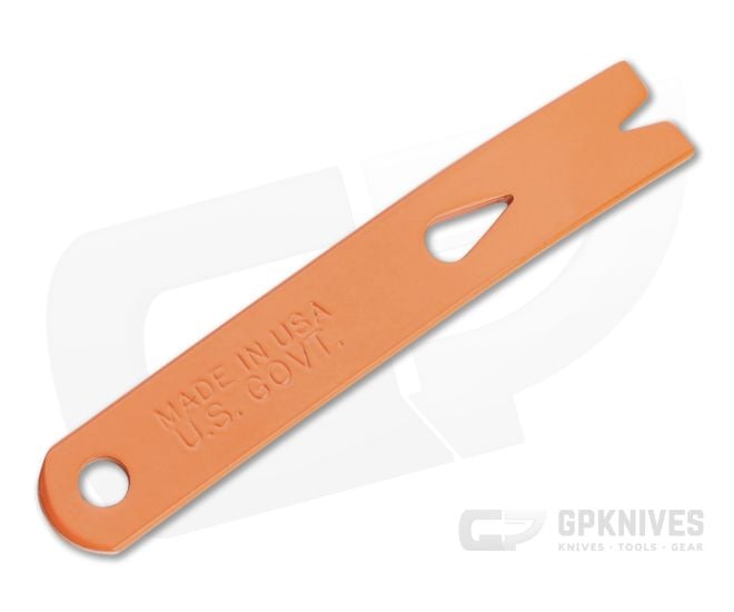 Maratac Widgy Orange Steel 3" Curved Micro Pry Bar - MAR-025