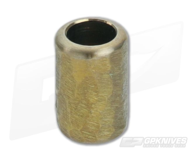 Ti Survival Titanium Lanyard Bead Textured Copper Anodized - TS-026