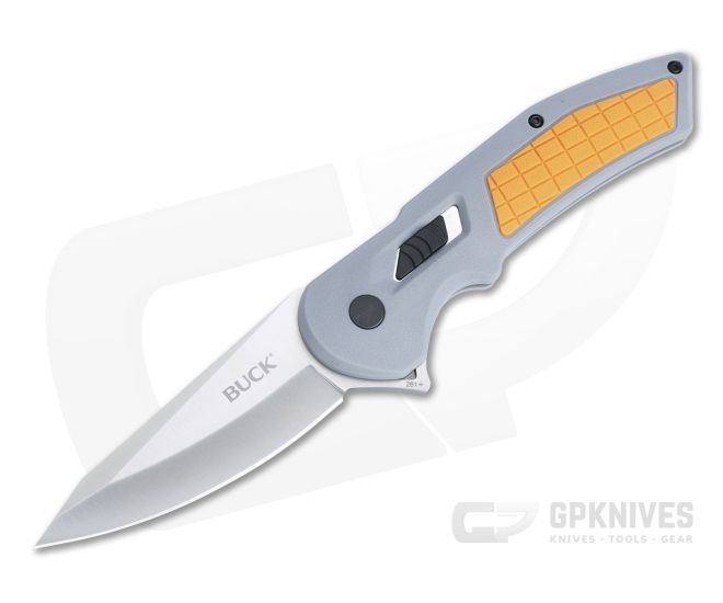 Buck 261 Hexam Reverse Tanto Orange Polymer SUR Lock Flipper 0261ORS - BU-0261ORS