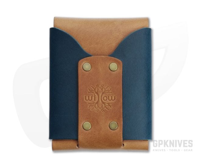 Willow Craft Original Wask Wallet Bourbon and Ocean Blue - WCG-026