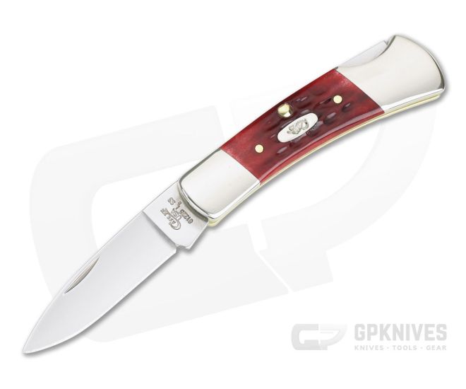 Case Old Red Pocket Worn Lockback - CA-02758