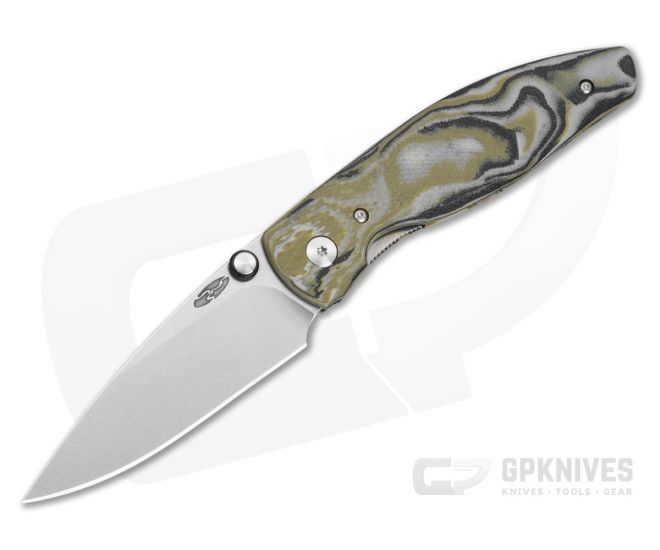 TRM Atom Midnight Jungle 3D Lizard Skin G10 MagnaCut Liner Lock Folding Knife (3.50" Blade) - TRM-027