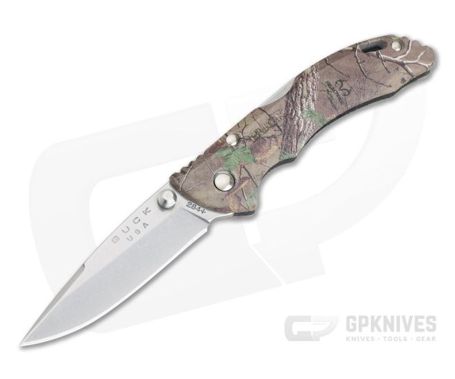 Buck Bantam Small RealTree Xtra Green Camouflage Lock Back Folder 0284CMS20 - BU-0284CMS20