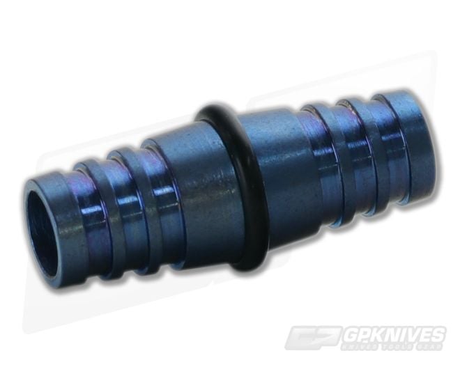 Hinderer Knives Alpha Bead Titanium Blue - HK-0298