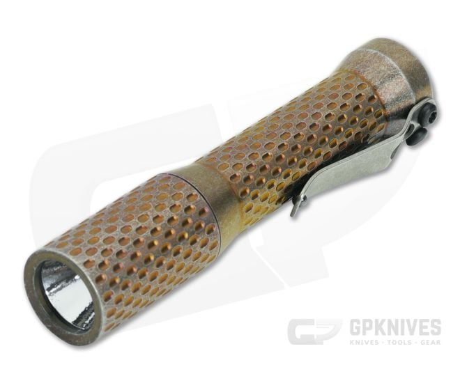 Dawson Machine Craft Divot Slim 14500 Flashlight Bronze Titanium (4500K) - DMC-029