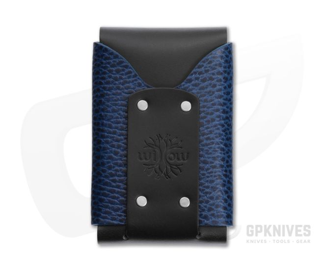 Willow Craft Slim Wask Wallet Black and Blue Dollaro - WCG-029