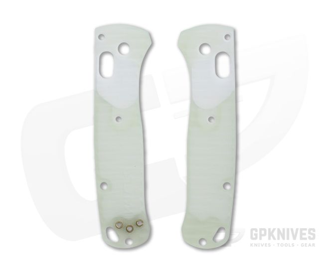 Putman Blade Scales Benchmade Mini Bugout 533 Translucent Jade Green G10 Custom Scales - PBS-029