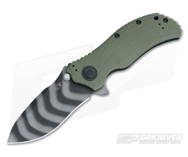 amitie Zero Tolerance 0301 Green Strider/Onion Titanium Frame Lock Flipper