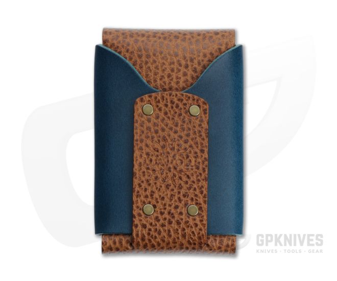 Willow Craft Slim Wask Wallet Whiskey Dollaro and Ocean Blue - WCG-030