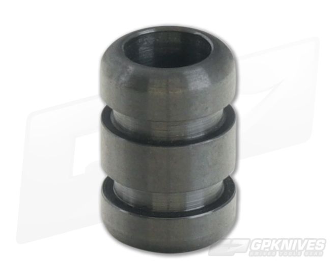 Ti Survival Zirconium Lanyard Bead Grooved Black - TS-030