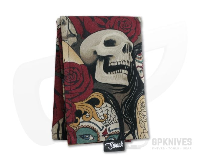 SwankHanks Day of the Dead Cotton and Microsuede Hank - SH-030