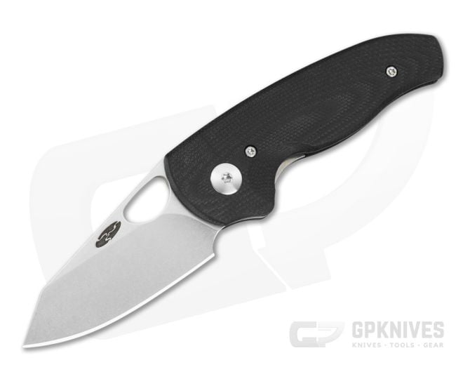 TRM Holier Nerd Jet Black G10 3D Contoured MagnaCut Liner Lock Knife (2.20" Blade) - TRM-030