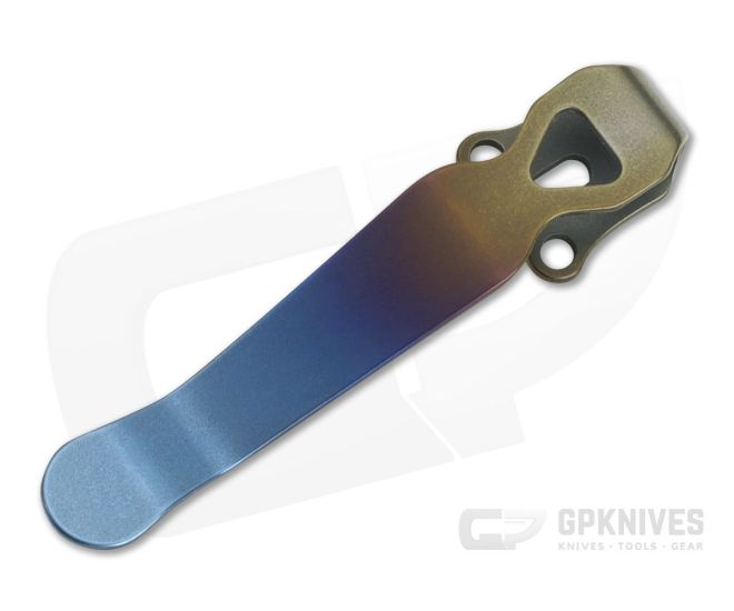 Lynch Northwest Fade Ano Benchmade Titanium Deep Carry Pocket Clip - LNW-031