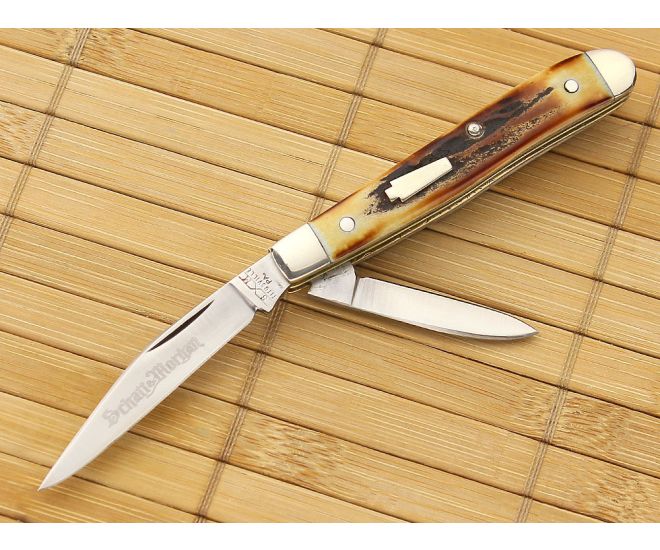 Queen S&M Gentlemans Stag Peanut 2 Blade - QN-032114