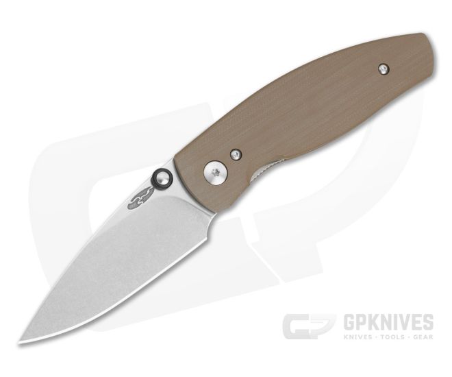 TRM Neutron 2 Earth Brown G10 3D MagnaCut Liner Lock Knife (3.00" Blade) - TRM-032