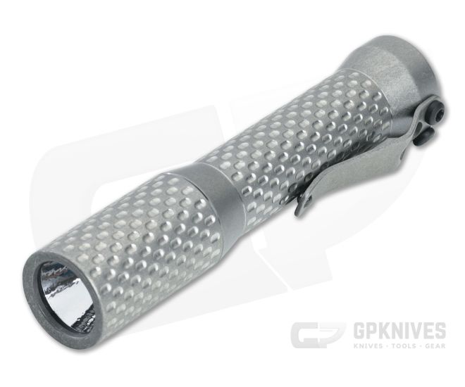Dawson Machine Craft Divot Slim 14500 Flashlight Stonewashed Titanium (4500K) - DMC-033