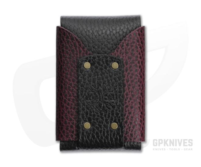 Willow Craft Slim Wask Wallet Black Dollaro and Bordeaux Dollaro - WCG-033