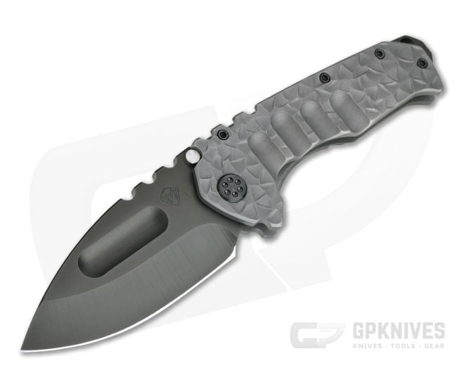 Medford Praetorian Ti Drop Point PVD 3V Bead Blasted Peaks and Valleys Frame Lock - MKT-033