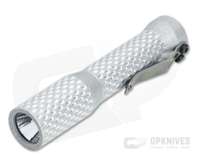 Dawson Machine Craft Divot Slim 14500 Flashlight Stonewashed Aluminum (4500K) - DMC-034
