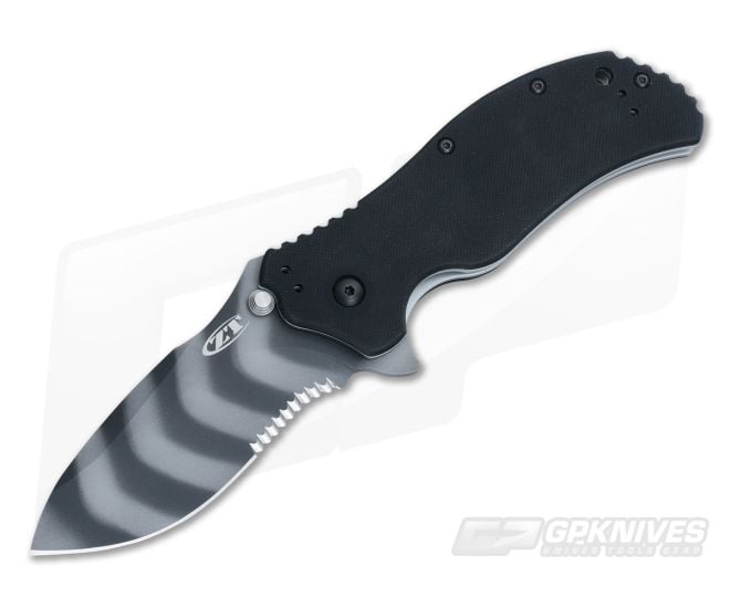 Zero Tolerance 0350 Tiger Stripe SpeedSafe Serrated - ZT-0350TSST