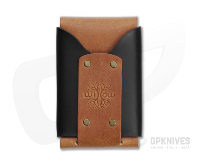 Willow Craft Slim Wask Wallet Bourbon and Black - WCG-035