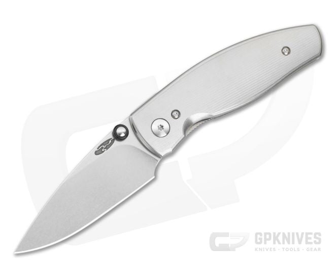 TRM Neutron 2 Pinstripe Titanium 3D MagnaCut Liner Lock Knife (3.00" Blade) - TRM-035