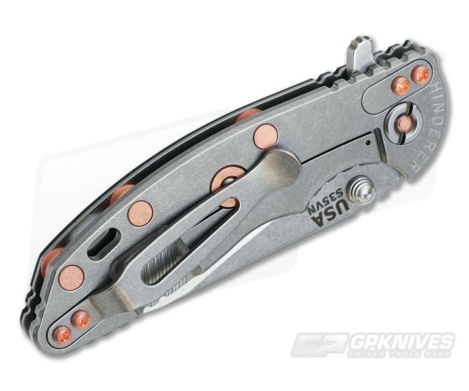 Hinderer XM18 3.0" Hardware Kit Copper Coated - HK-0365