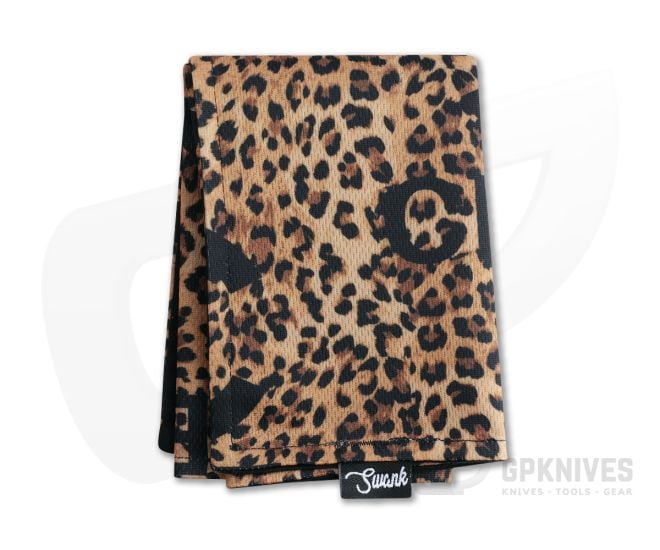 SwankHanks Chanel Leopard Print Nylon and Microsuede Hank - SH-036
