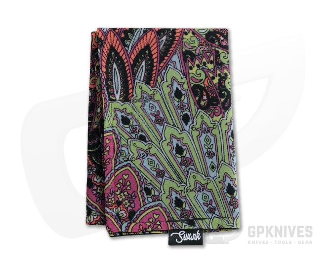 SwankHanks Vintage Floral Print Nylon and Microsuede Hank - SH-037