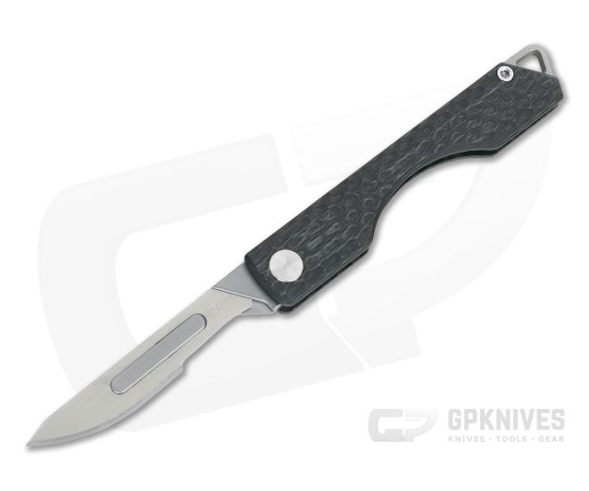 Maratac Carbon Fiber Folding Craft Scalpel Knife + Spare Blades - MAR-037