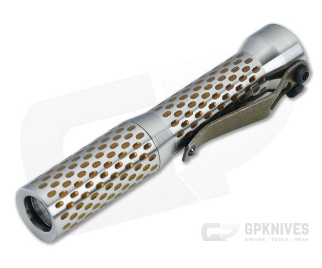 Dawson Machine Craft Divot Slimmer Flashlight Satin Bronze Titanium (4500K) - DMC-038