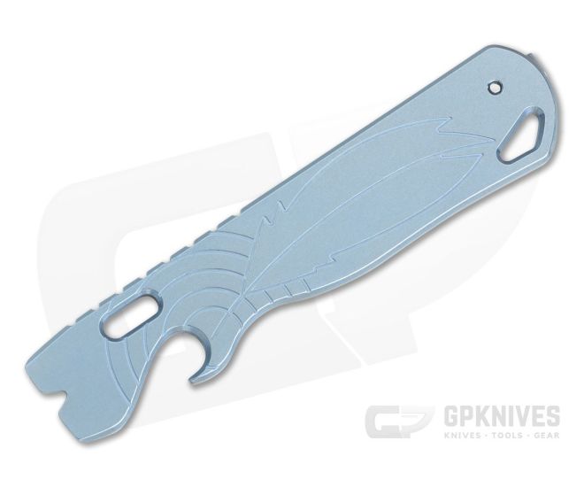 Lynch Northwest All Access Pass AAP V1.5 Ice Blue Anodized Titanium Pocket Tool - LNW-038