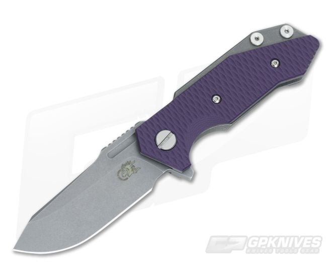 Hinderer Knives Half Track 2.75" Purple G10 Working Finish - HK-0394