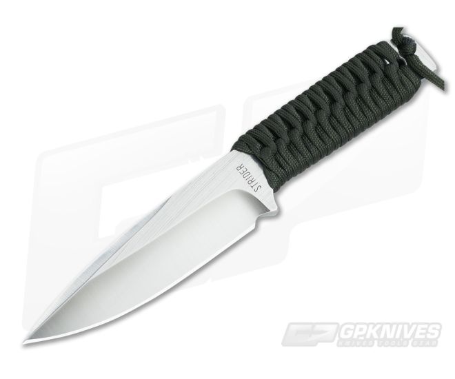 Strider Knives WP 1/4" Thick Hand Ground Spear PSF27 Green Cord #1 - SK-039
