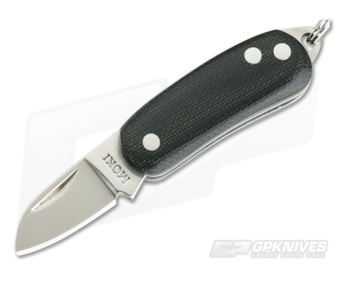 Moki Colon Mini Pendant Slip Joint Neck Knife Micarta - MK-039M