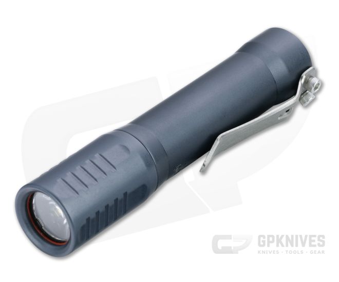 Focusworks EDC F2 Gunmetal Blue Aluminum 5000k LH351d 14500 Flashlight - FWE-03