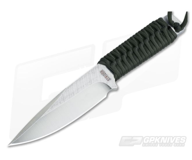 Strider Knives WP 1/4" Thick Hand Ground Spear PSF27 Green Cord #2 - SK-040