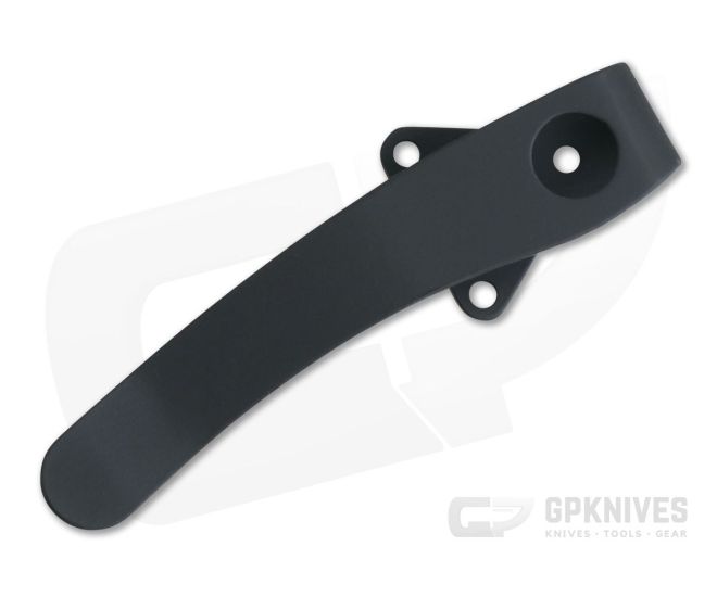 Lynch Northwest Spyderco Military Black Cerakote Titanium Deep Carry Pocket Clip - LNW-040