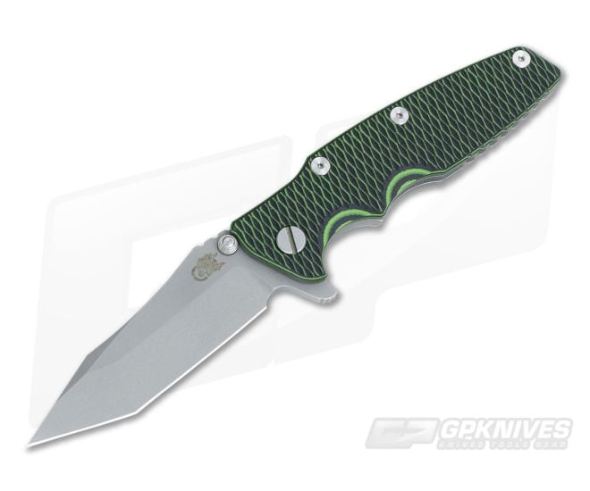 Hinderer Toxic-Black Eklipse Gen2 20CV Working Finish Harpoon Tanto - HK-0415