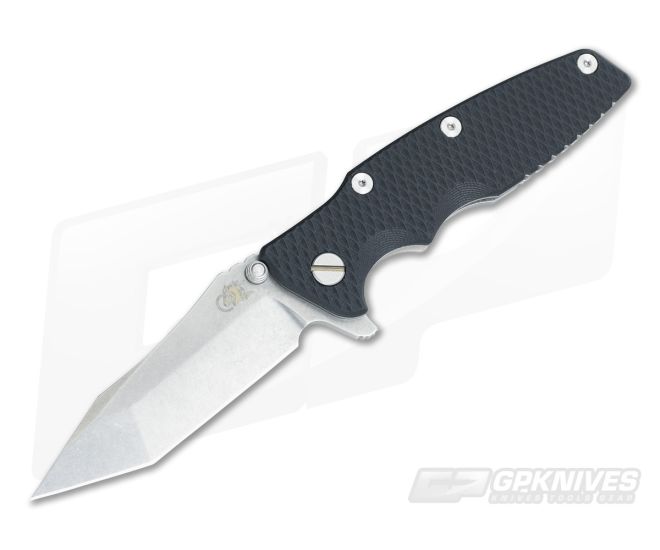 Hinderer Black Eklipse Gen2 20CV Stonewashed Harpoon Tanto - HK-0418