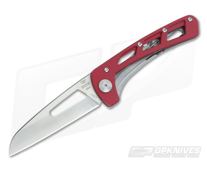 Buck Knives Vertex Red Plain Edge 418RDS - BU-0418RDS