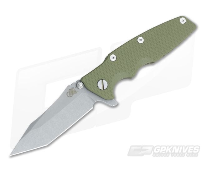Hinderer Green Eklipse Gen2 20CV WF Harpoon Tanto Battle Bronze Frame - HK-0424